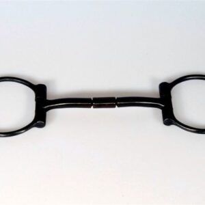 Billy Allen D Ring Snaffle Bit Black Steel