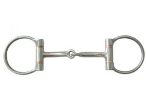 HYX Stainless Steel Brushed D-Ring Snaffle 5"